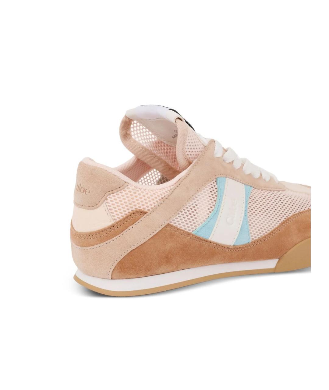 CHLOE Розовые синтетические кроссовки, фото 3