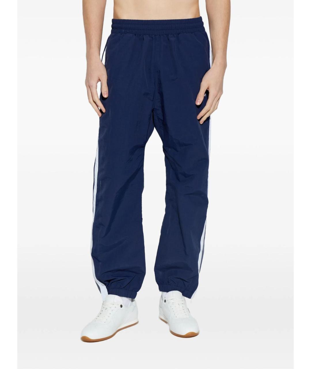 RHUDE Синие полиамидовые повседневные брюки, фото 3