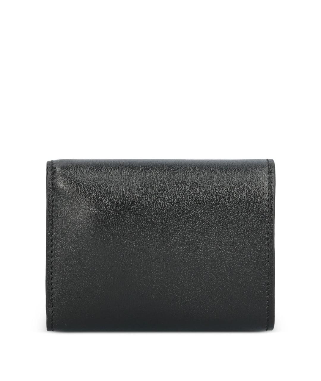 FENDI Черный кожаный кошелек, фото 4