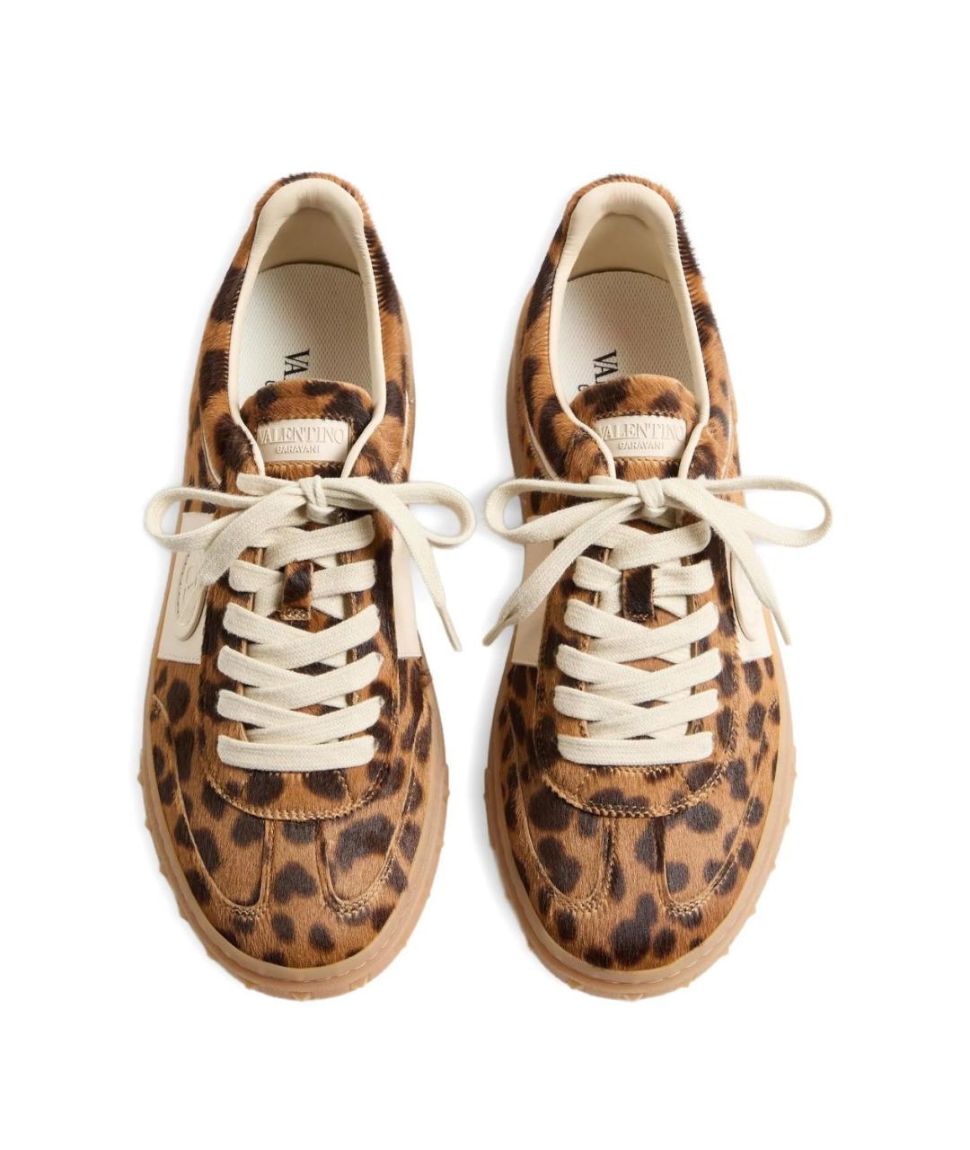 VALENTINO Мульти кожаные кеды, фото 4