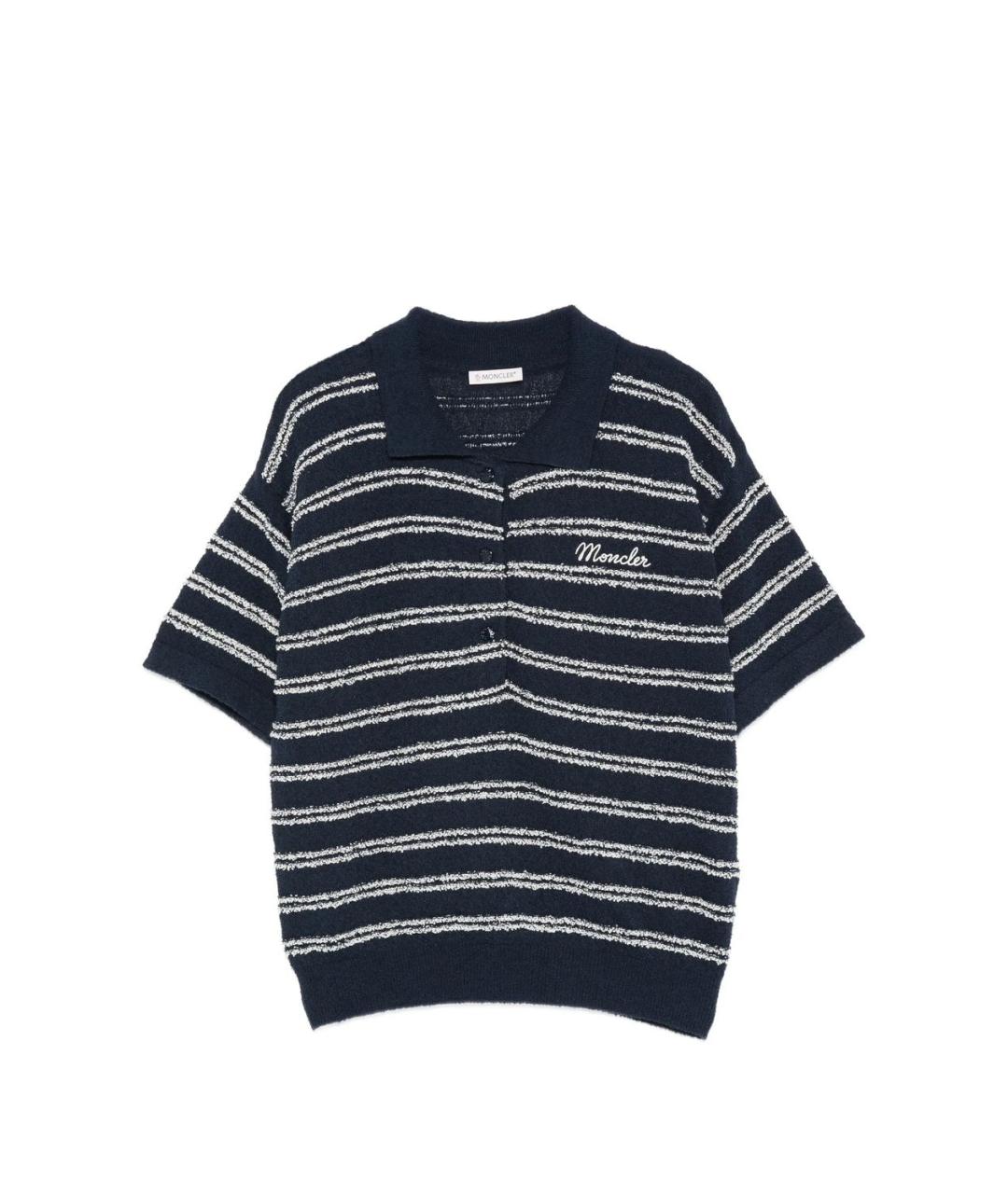 MONCLER Темно-синяя футболка, фото 1