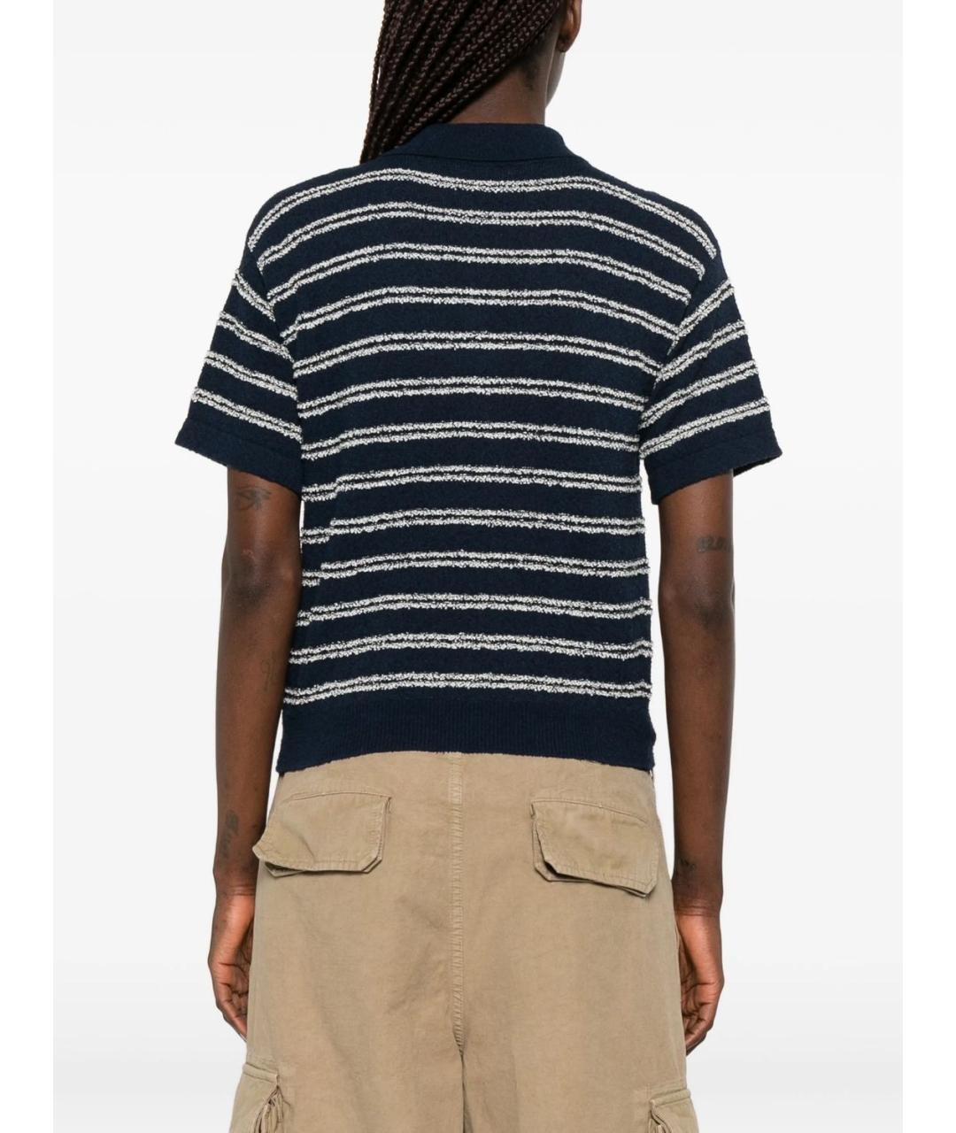 MONCLER Темно-синяя футболка, фото 4