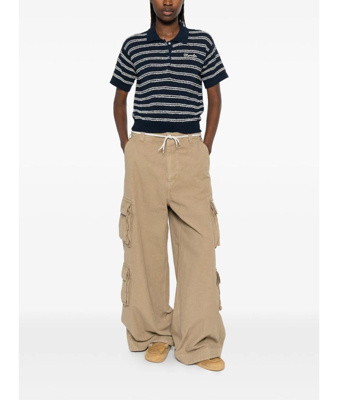 MONCLER Темно-синяя футболка, фото 2