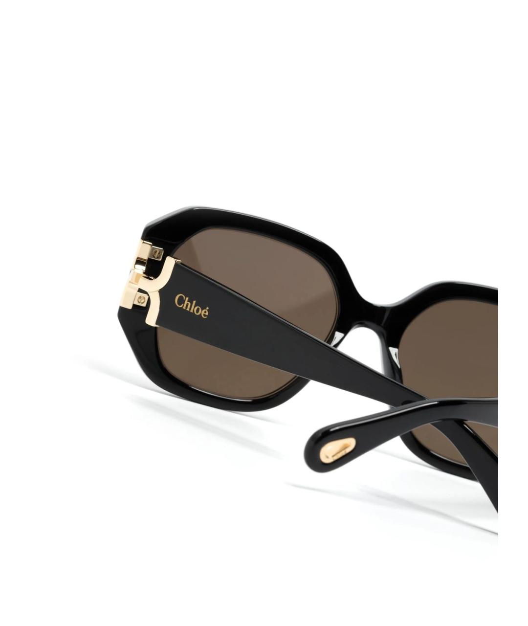 CHLOE Черные солнцезащитные очки, фото 2