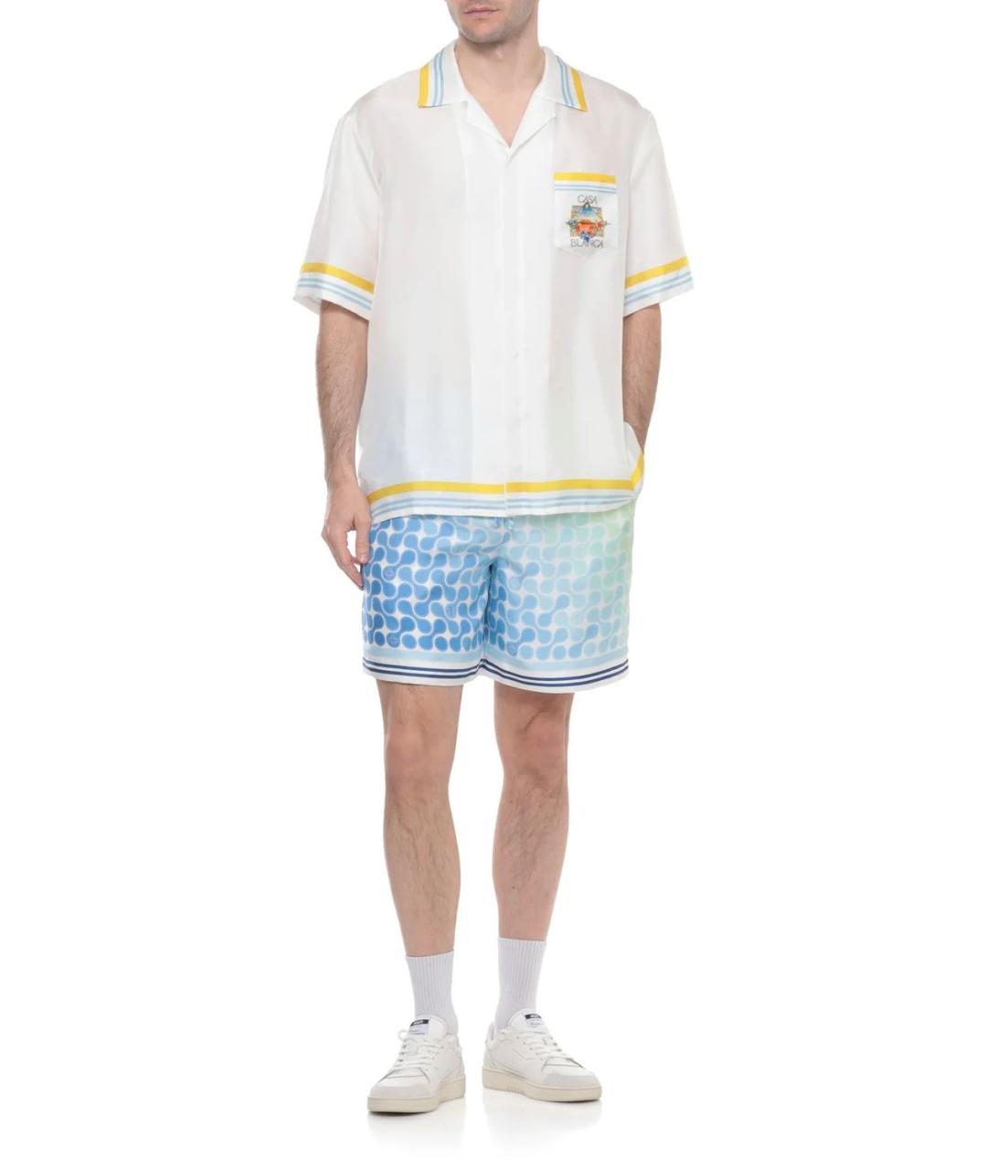 CASABLANCA Мульти шелковые шорты, фото 4