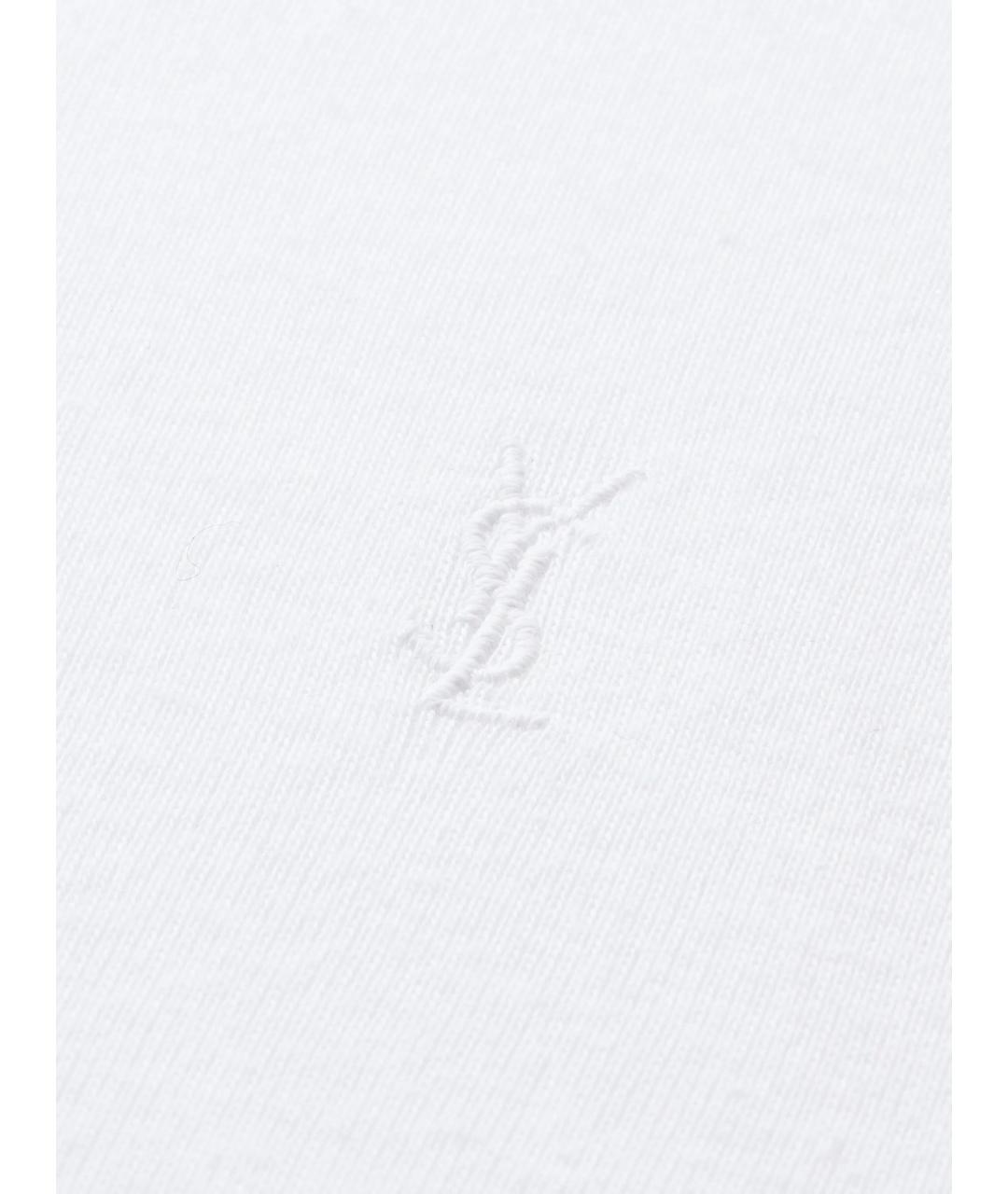 SAINT LAURENT Хлопковая футболка, фото 3