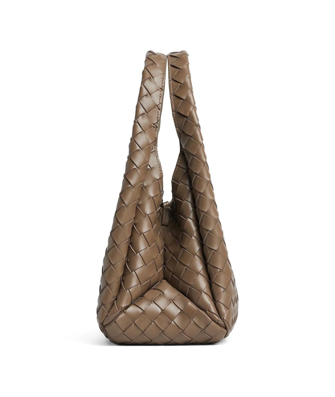 BOTTEGA VENETA Коричневая кожаная сумка тоут, фото 2