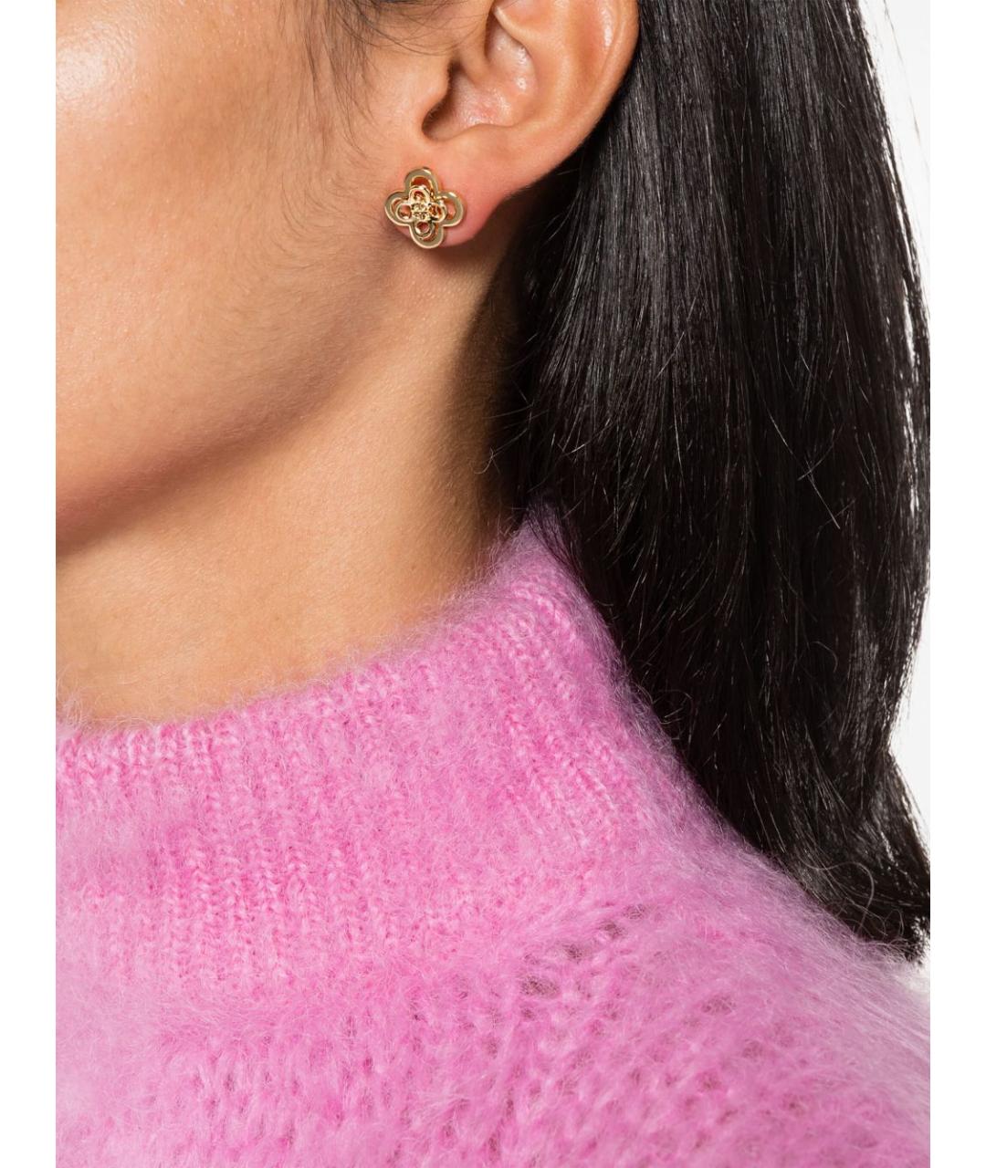 TORY BURCH Золотые латунные серьги, фото 3