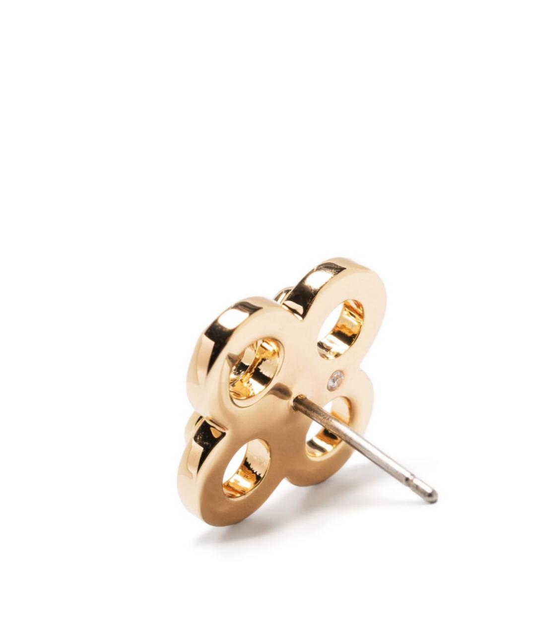 TORY BURCH Золотые латунные серьги, фото 2