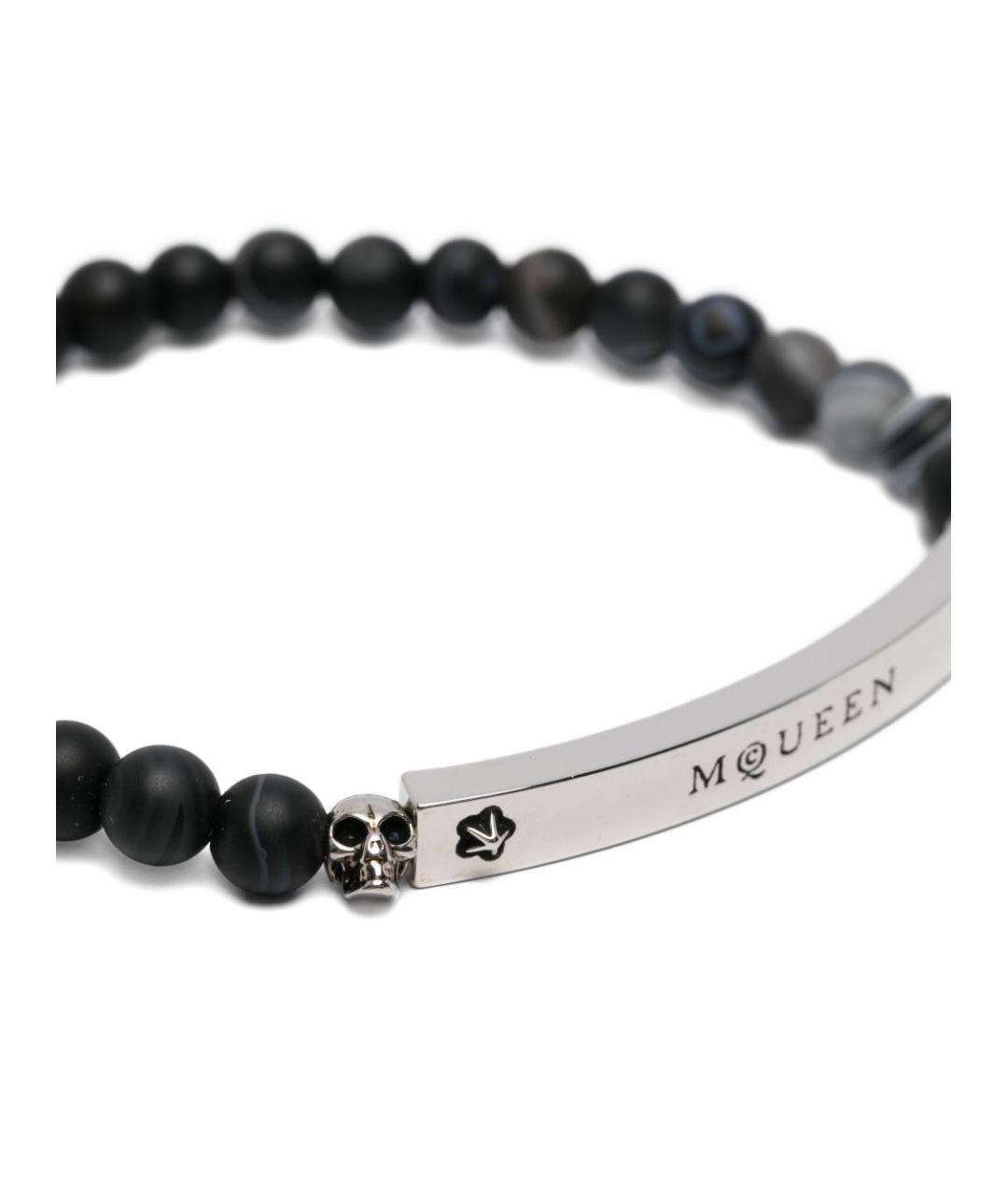 ALEXANDER MCQUEEN Черный браслет, фото 3