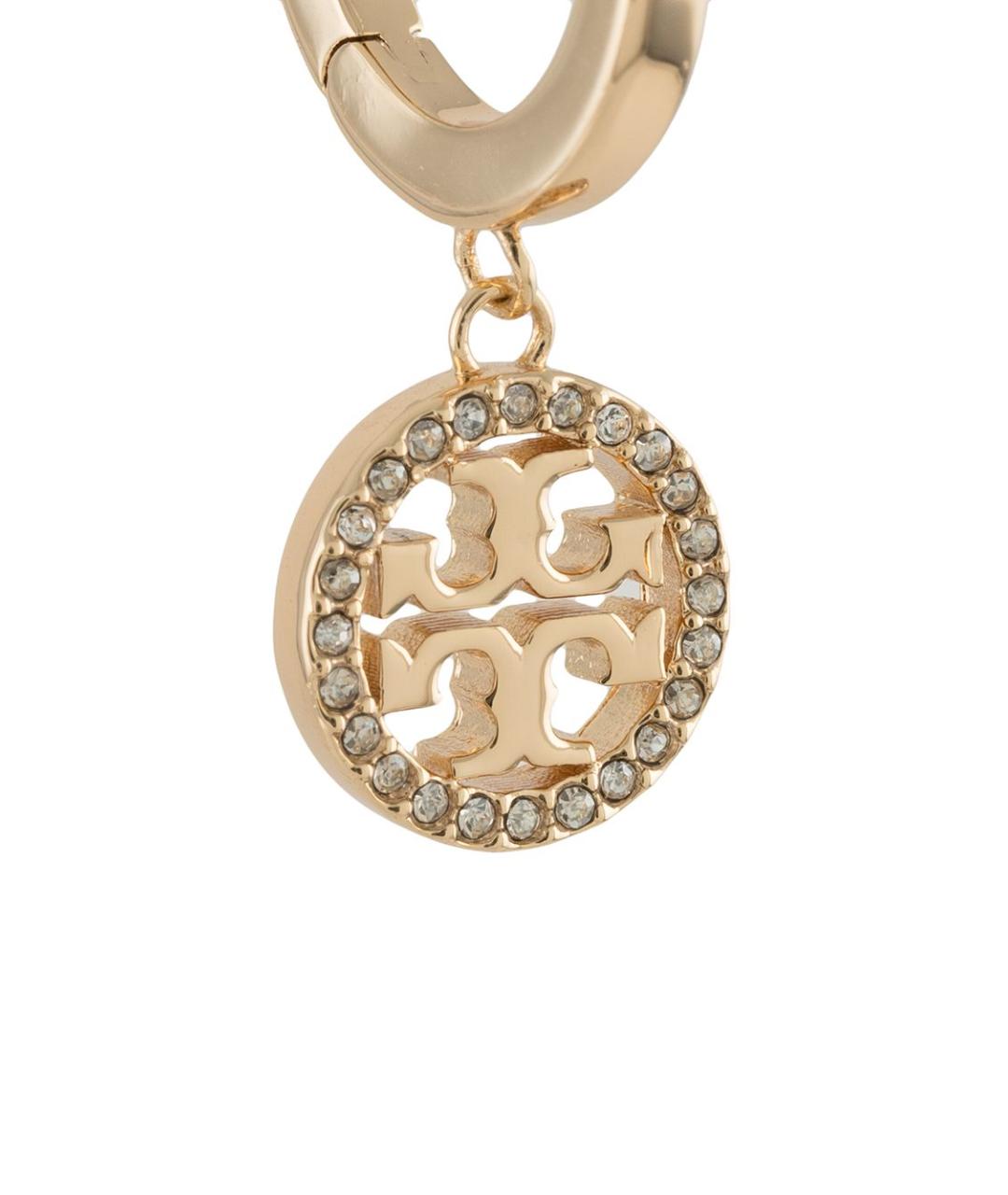 TORY BURCH Золотые металлические серьги, фото 4