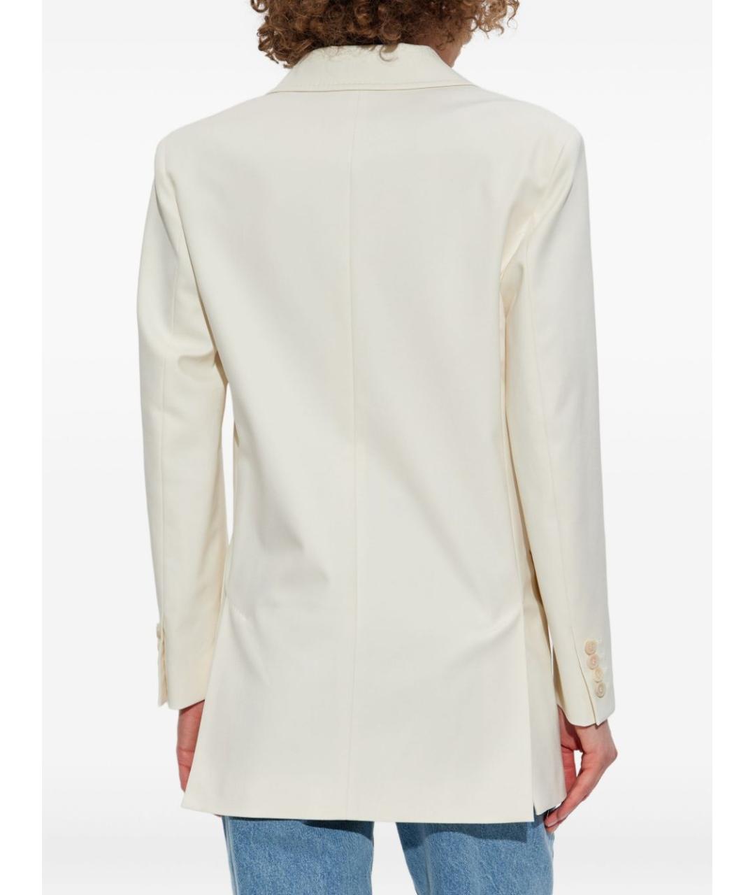 MAX MARA Бежевый жакет/пиджак, фото 5