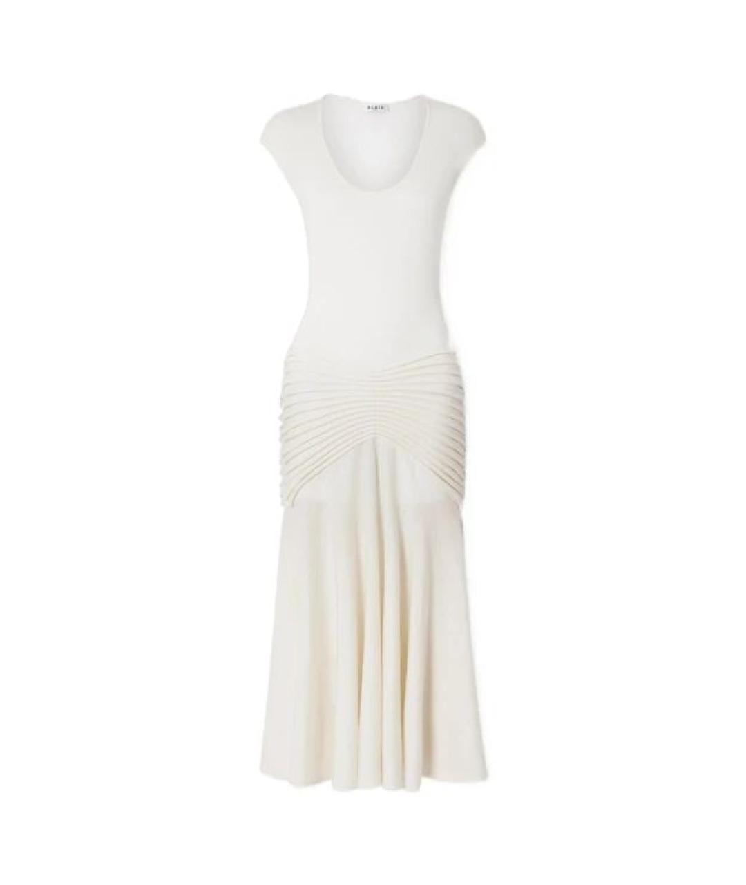 ALAIA Бежевое шерстяное повседневное платье, фото 1