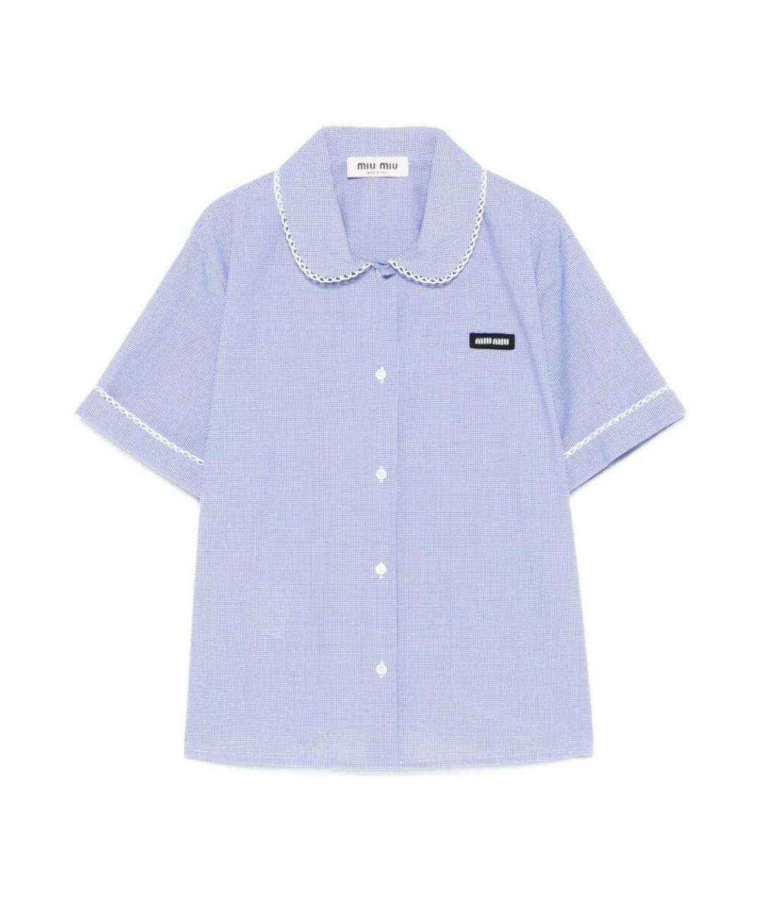 MIU MIU Хлопковая рубашка, фото 1