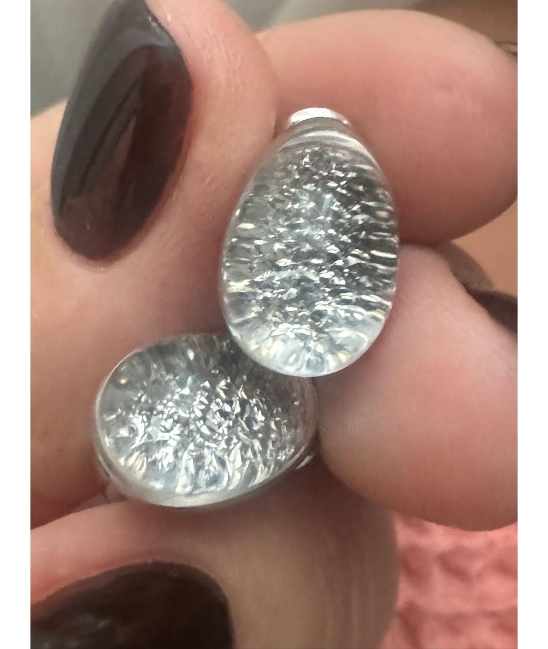 CARTIER Белые серьги из белого золота, фото 3