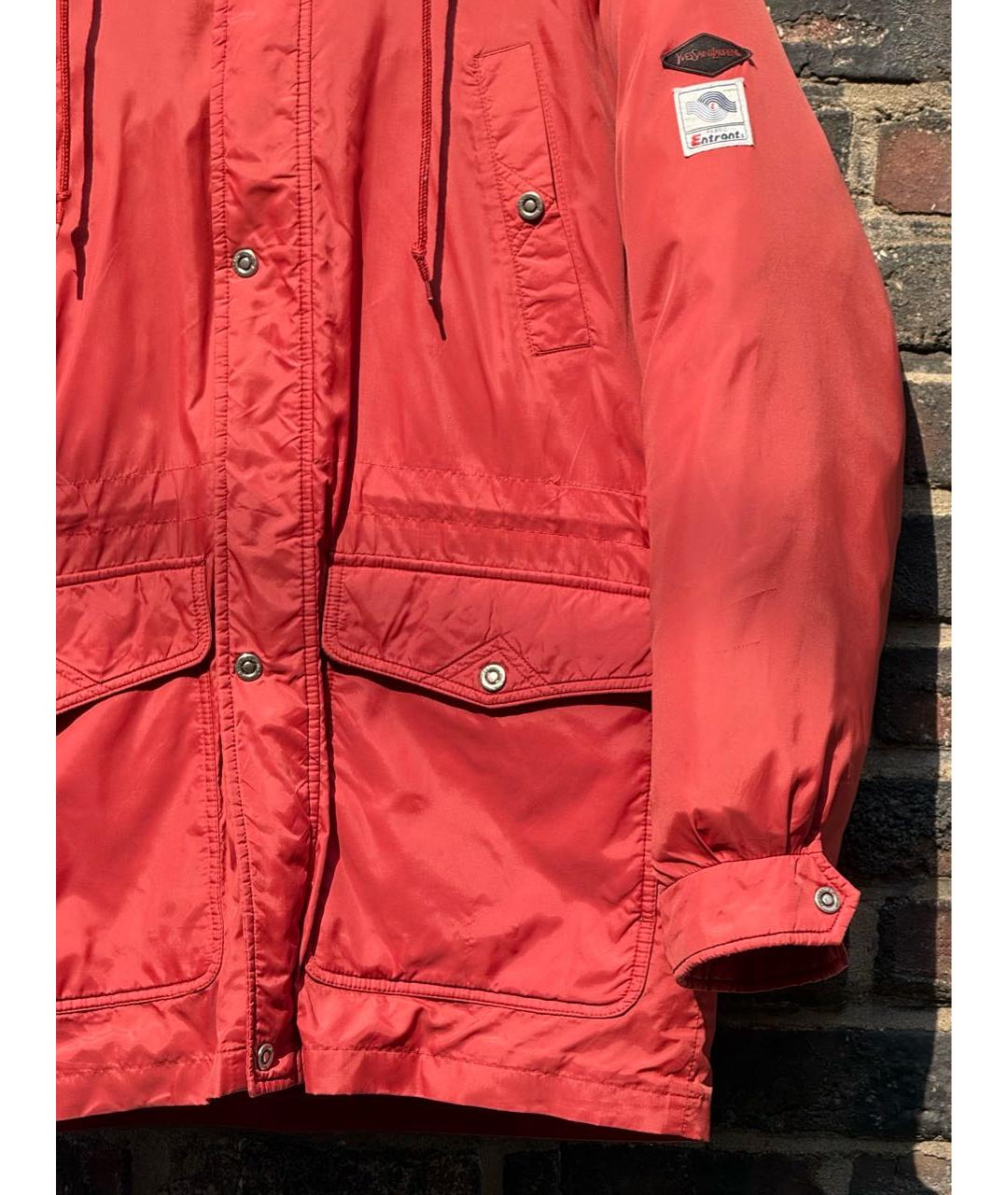 SAINT LAURENT Красный пуховик, фото 2