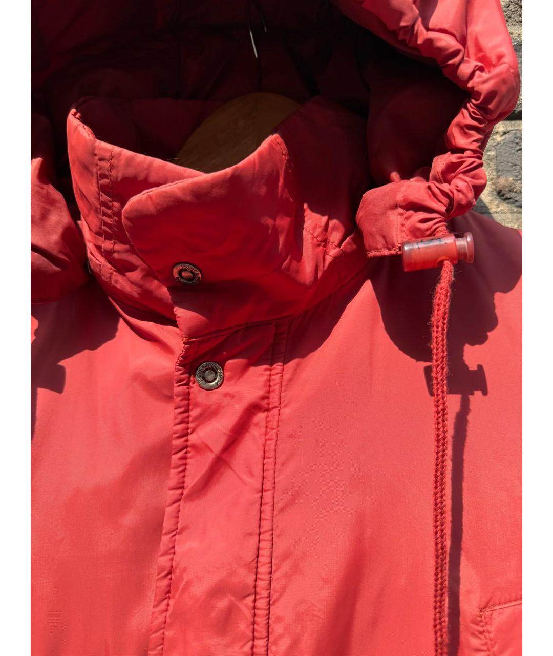 SAINT LAURENT Красный пуховик, фото 4