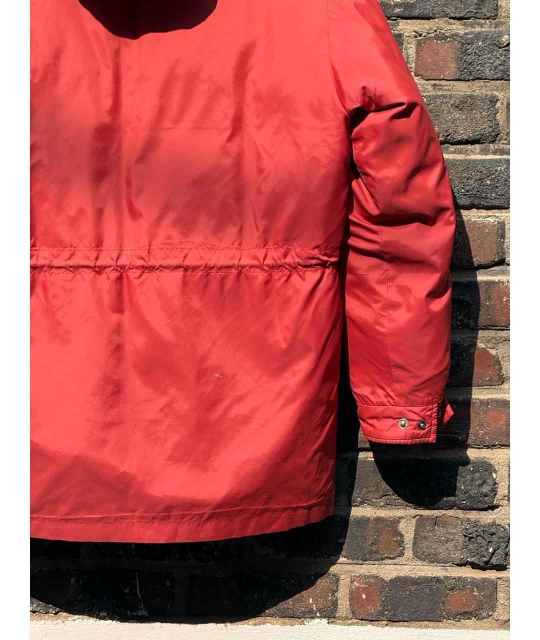 SAINT LAURENT Красный пуховик, фото 6