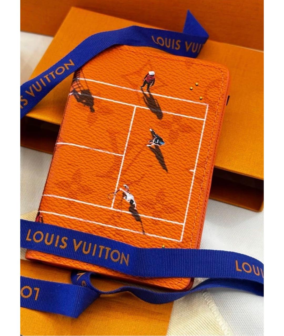 LOUIS VUITTON Оранжевый кардхолдер, фото 2