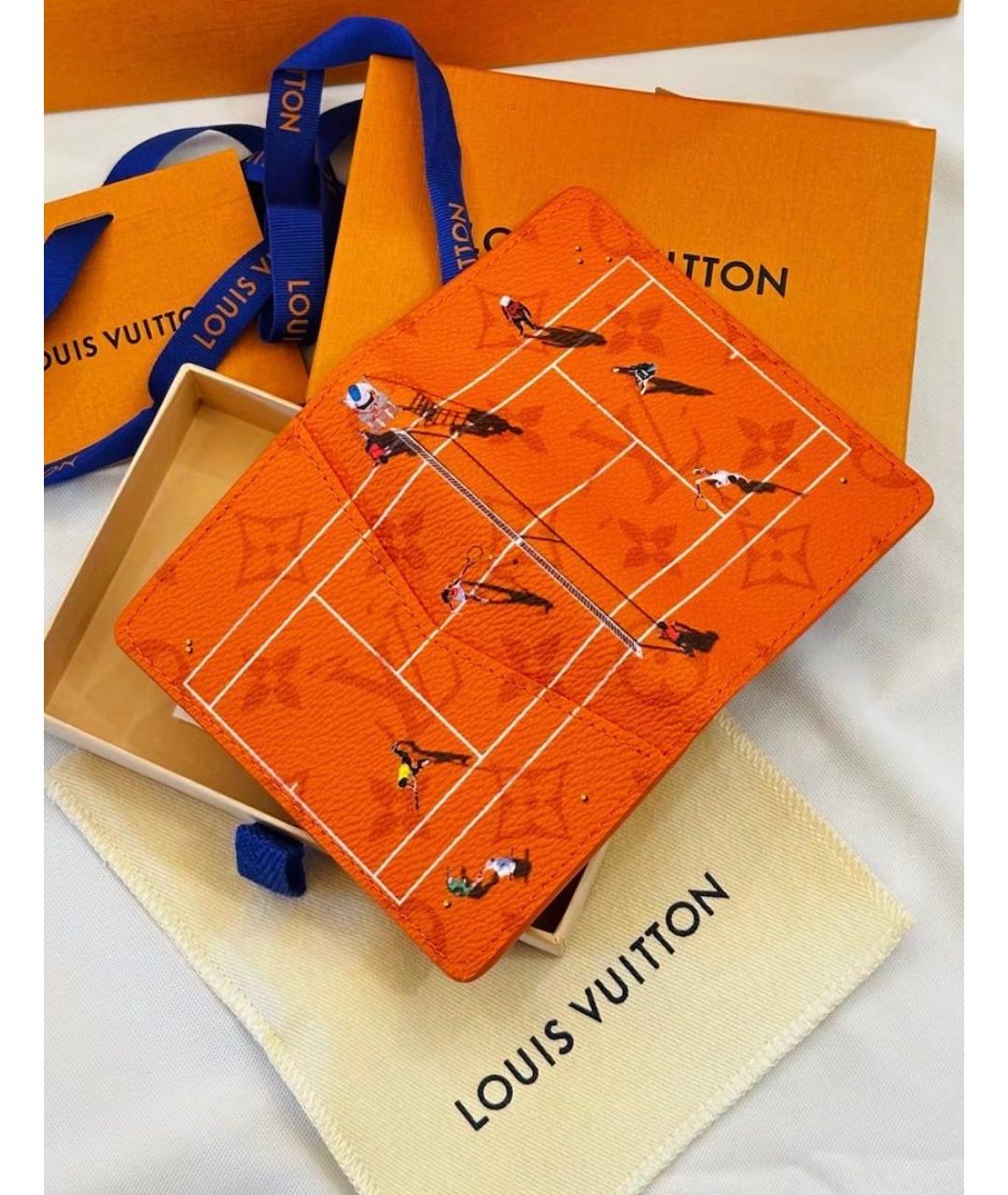 LOUIS VUITTON Оранжевый кардхолдер, фото 3