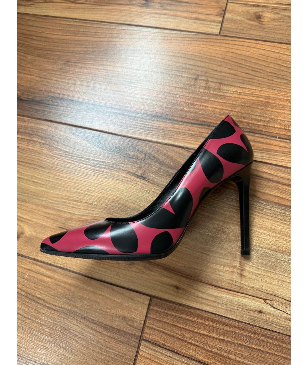 SAINT LAURENT Мульти кожаные туфли, фото 8