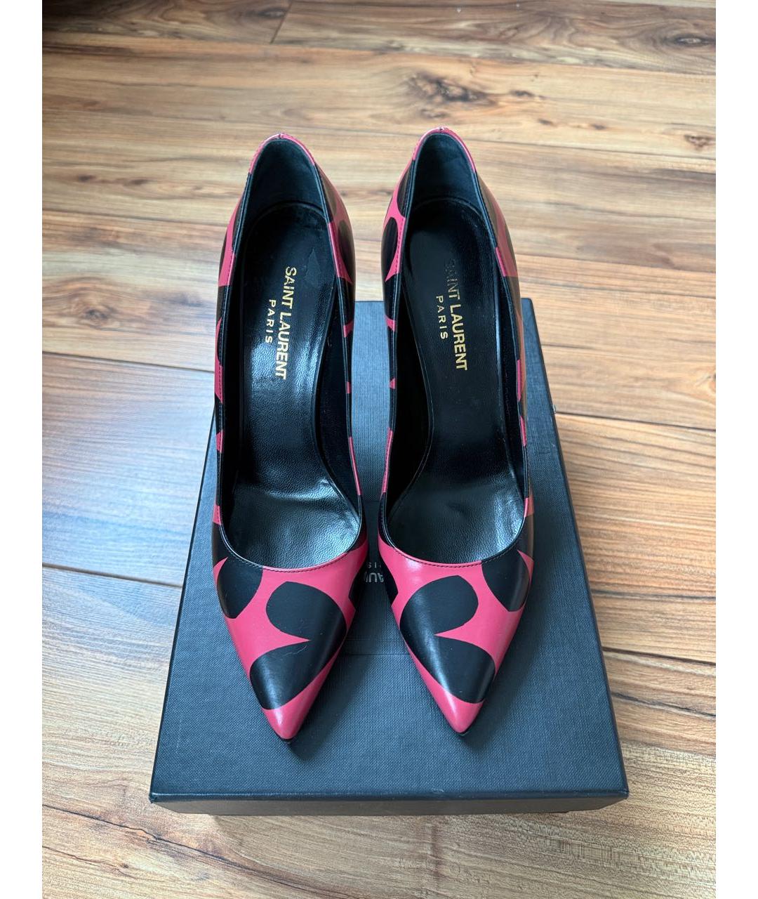 SAINT LAURENT Мульти кожаные туфли, фото 2