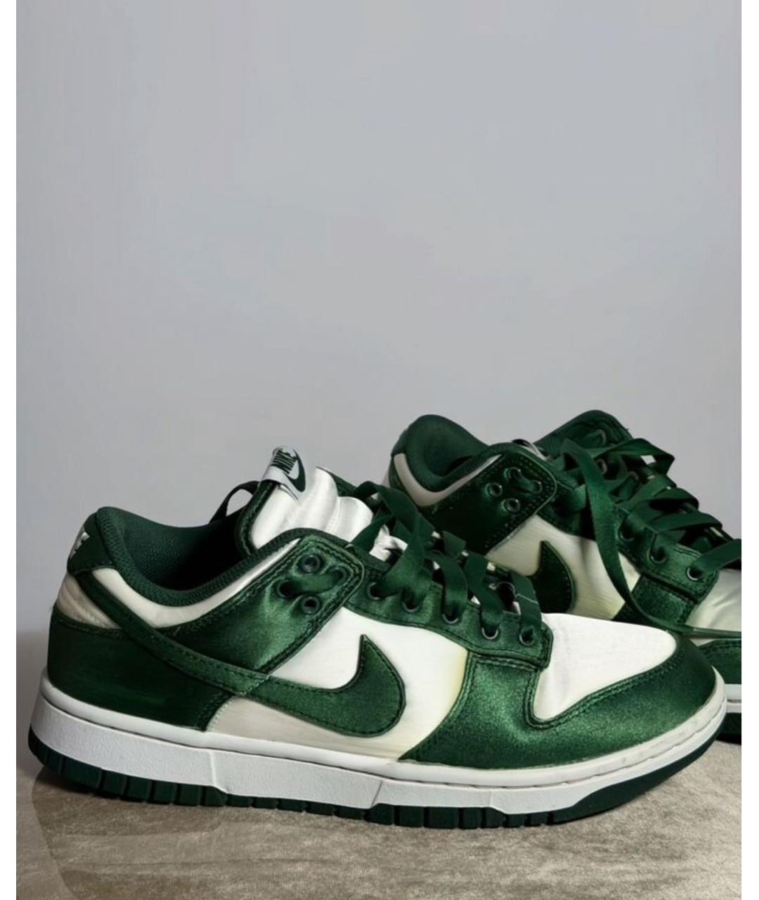 NIKE Зеленые кожаные кеды, фото 3