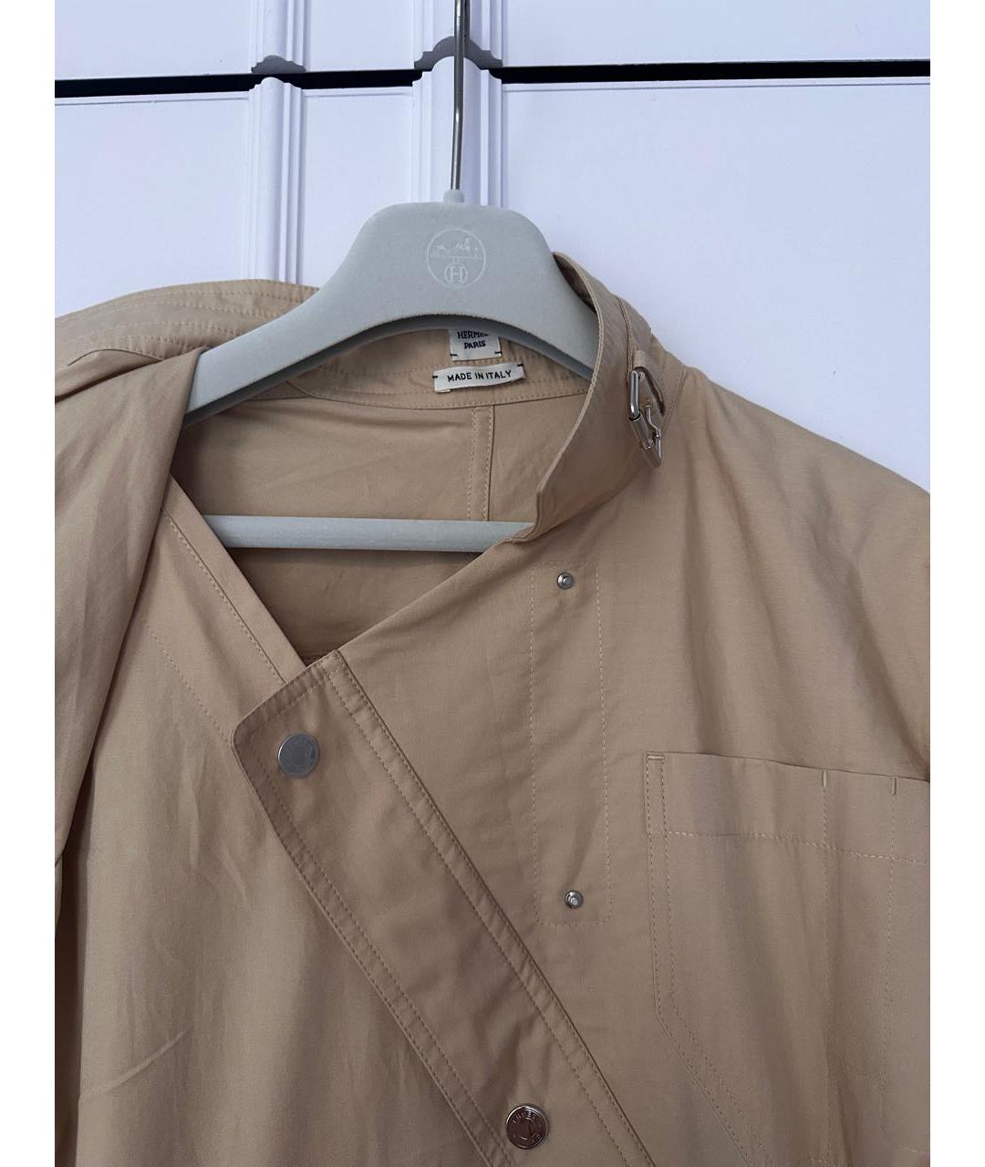 HERMES Бежевый хлопковый комбинезон, фото 3