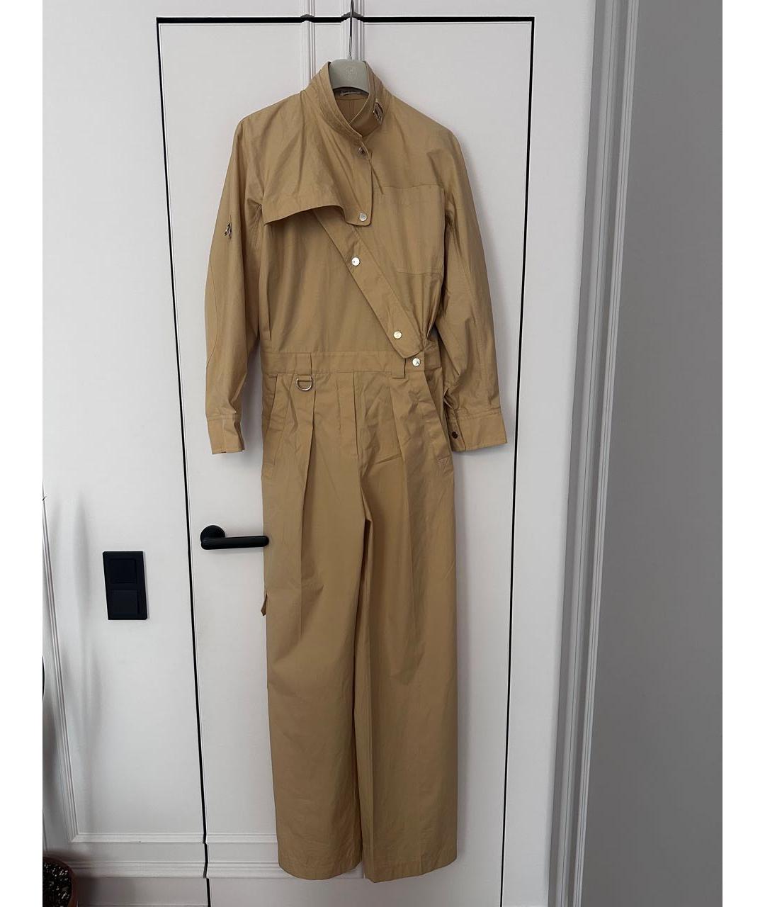 HERMES Бежевый хлопковый комбинезон, фото 9