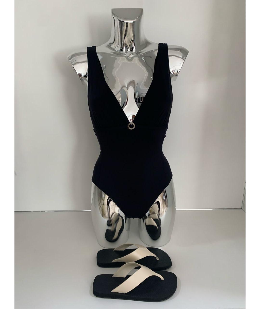 HERMES Черный полиамидовый купальник, фото 5