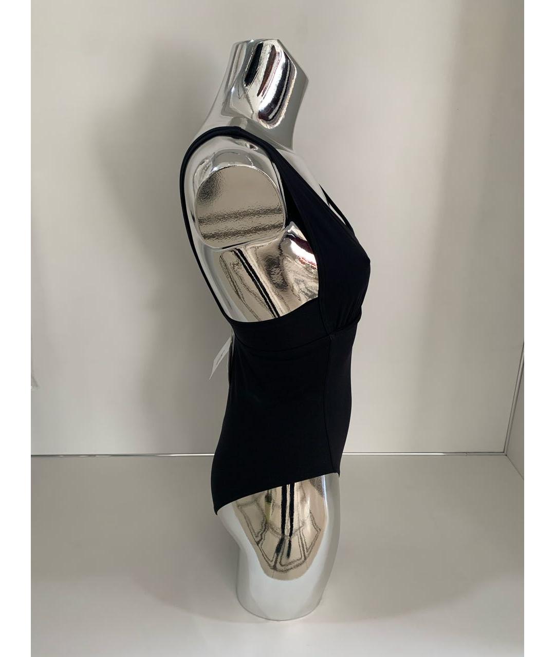 HERMES Черный полиамидовый купальник, фото 7