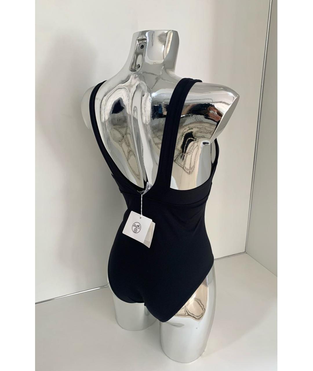 HERMES Черный полиамидовый купальник, фото 2
