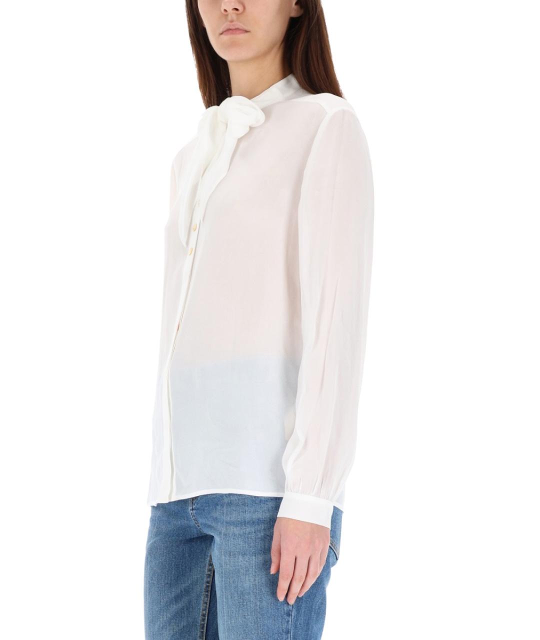 TORY BURCH Белая вискозная рубашка, фото 4