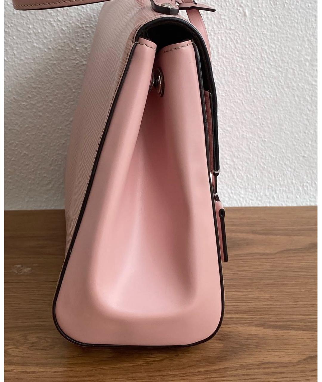 LOUIS VUITTON Розовая кожаная сумка через плечо, фото 5