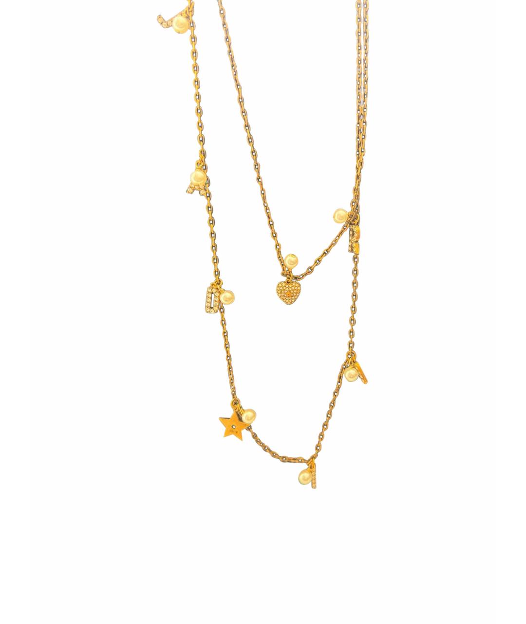 CHRISTIAN DIOR Золотое колье, фото 1