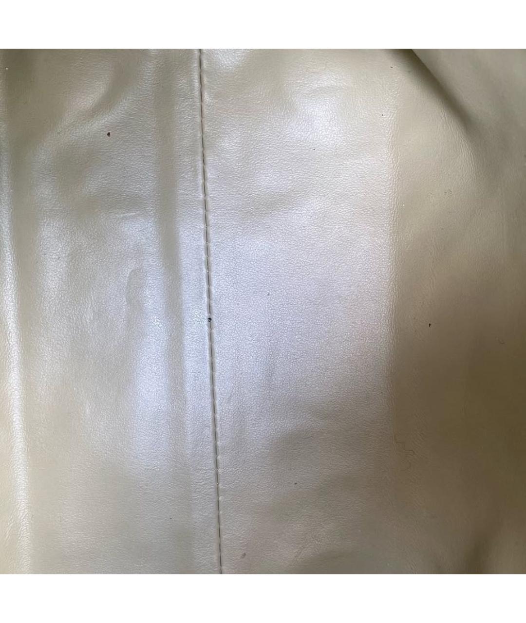 BOTTEGA VENETA Салатовая кожаная сумка с короткими ручками, фото 6