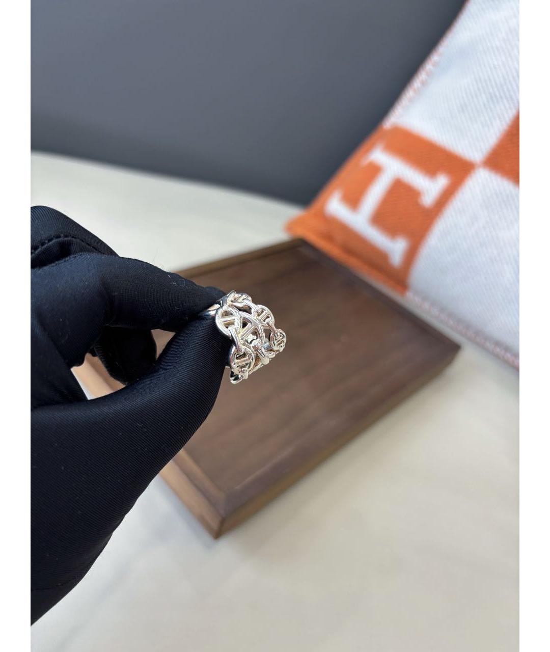 HERMES Серебряное серебряное кольцо, фото 3
