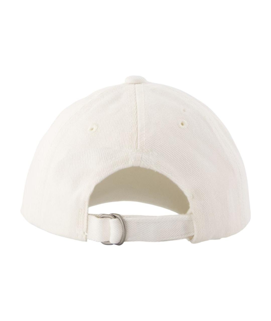ACNE STUDIOS Белая хлопковая кепка/бейсболка, фото 2