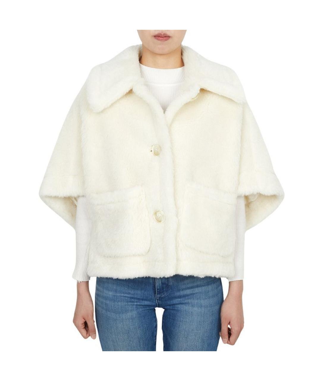 MAX MARA Белая шерстяная куртка, фото 3