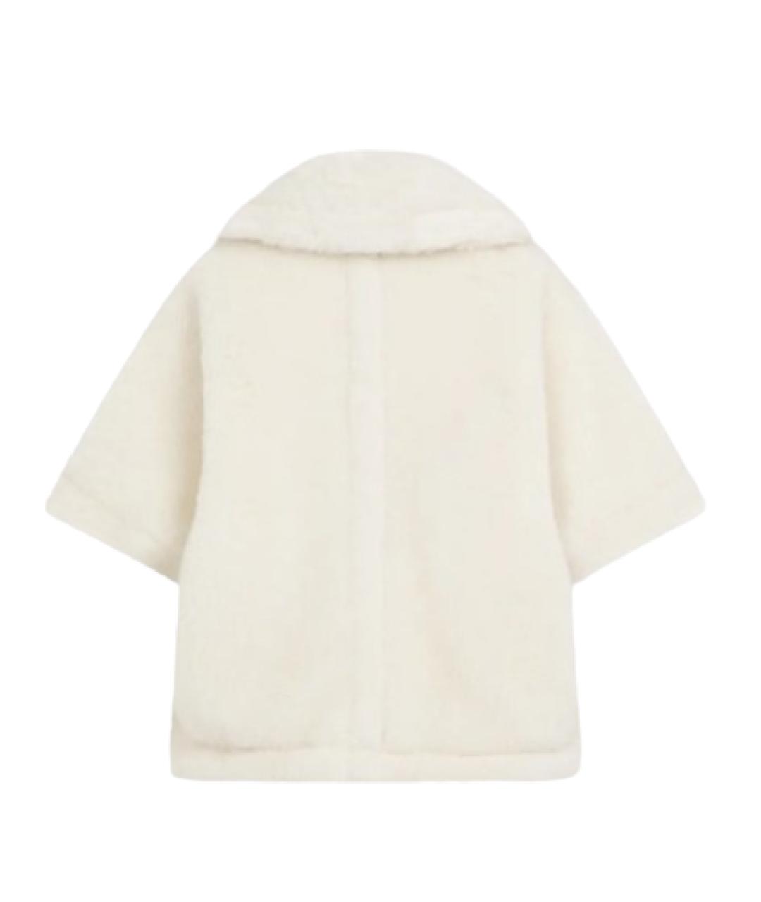 MAX MARA Белая шерстяная куртка, фото 2