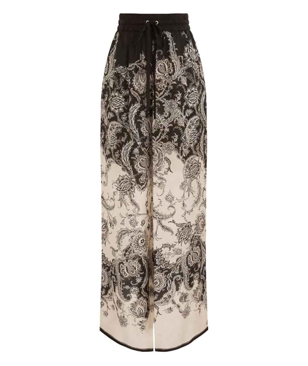 ZIMMERMANN Мульти шелковые прямые брюки, фото 1