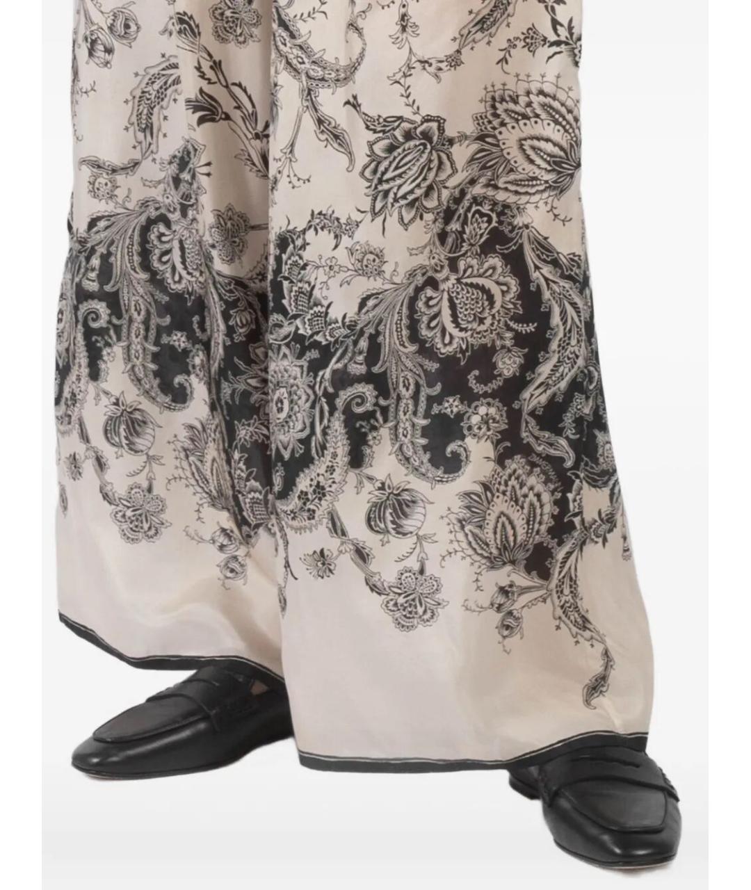 ZIMMERMANN Мульти шелковые прямые брюки, фото 3