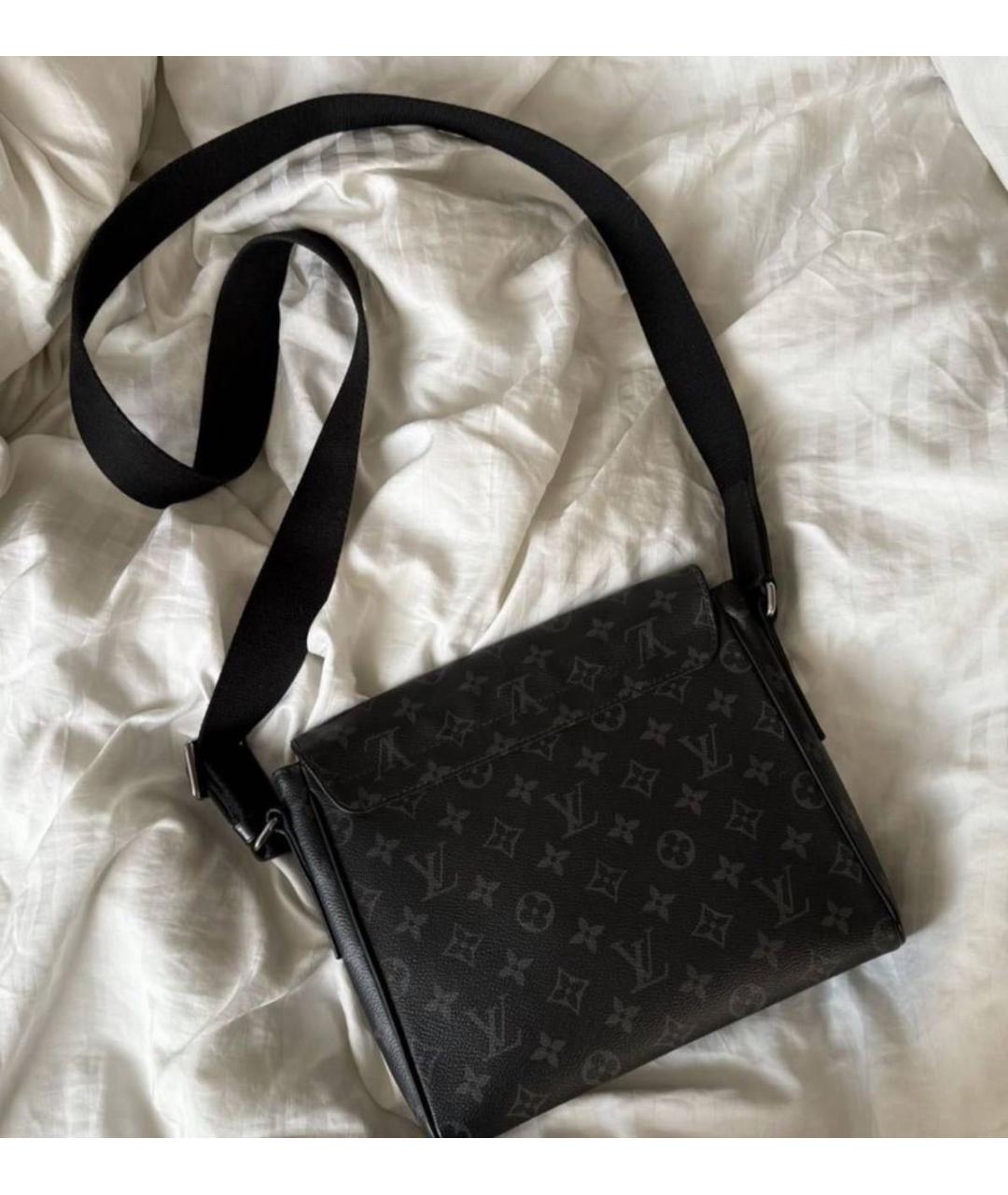 LOUIS VUITTON Черная сумка на плечо, фото 2