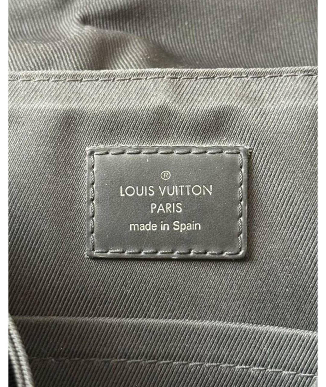 LOUIS VUITTON Черная сумка на плечо, фото 5