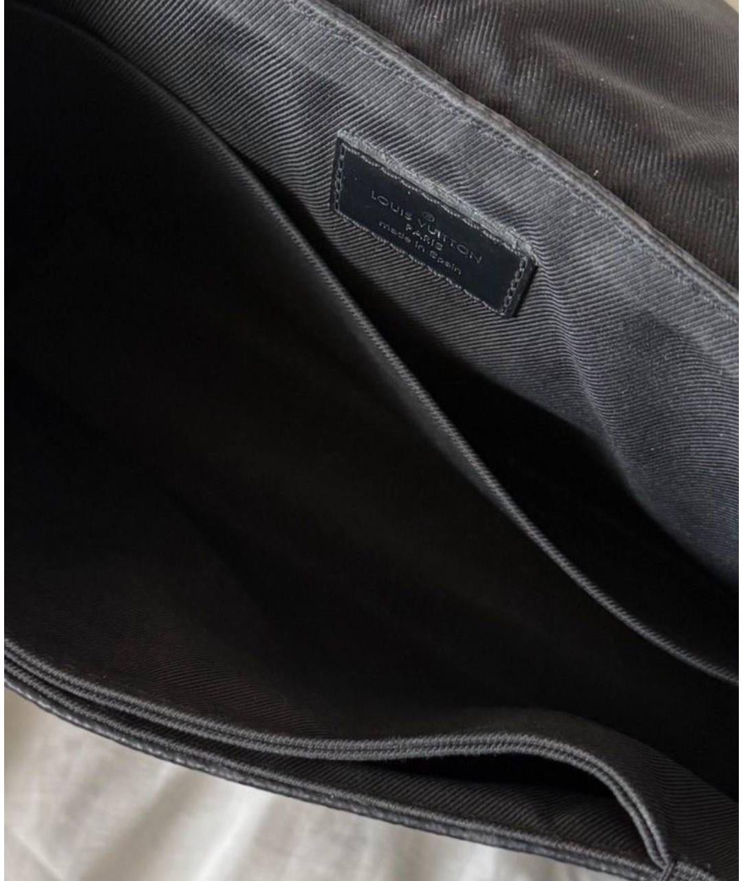 LOUIS VUITTON Черная сумка на плечо, фото 4