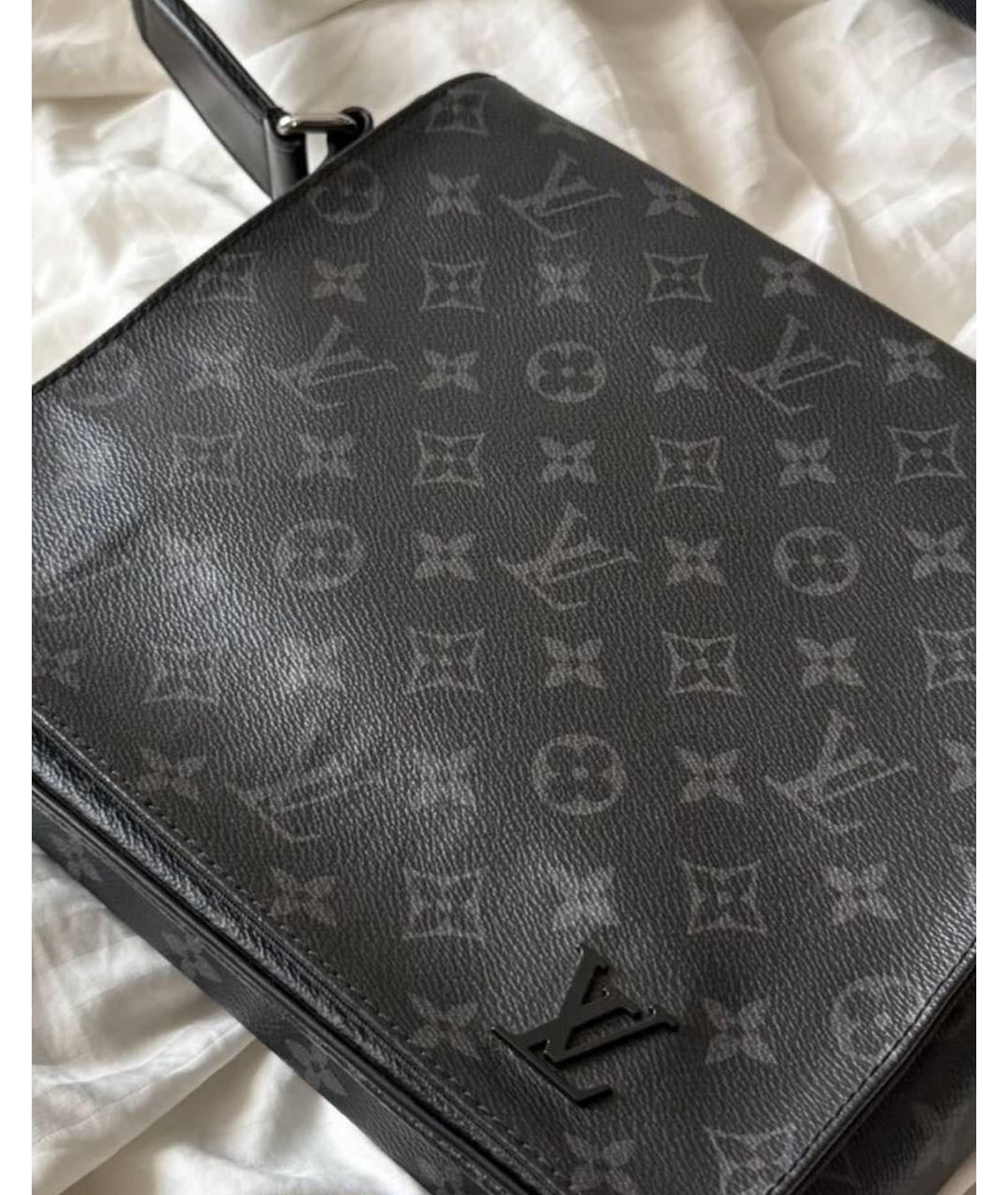 LOUIS VUITTON Черная сумка на плечо, фото 3