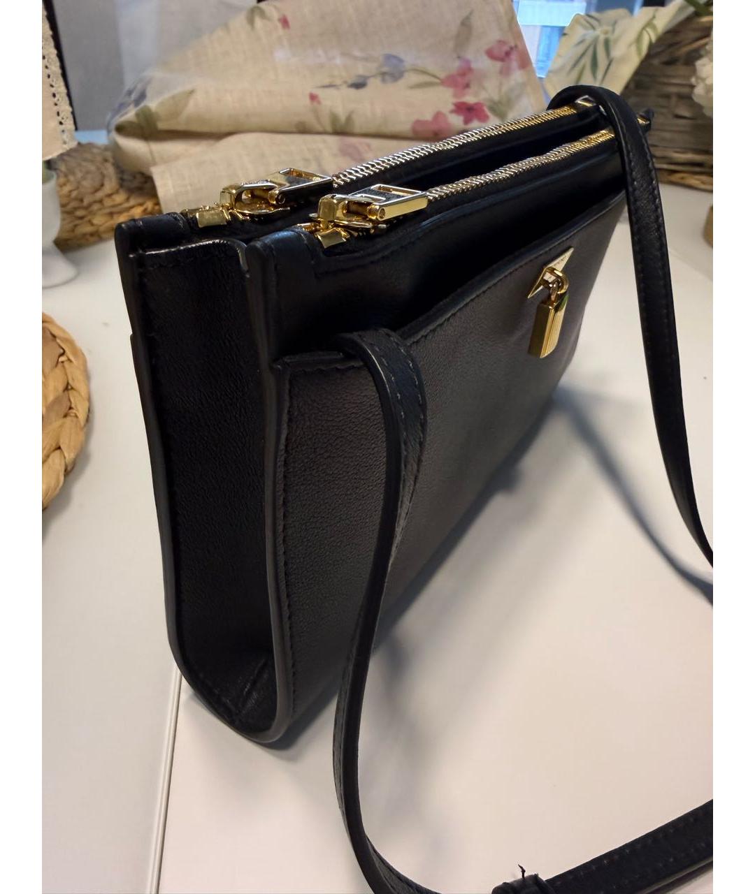 TOM FORD Черная кожаная сумка через плечо, фото 2