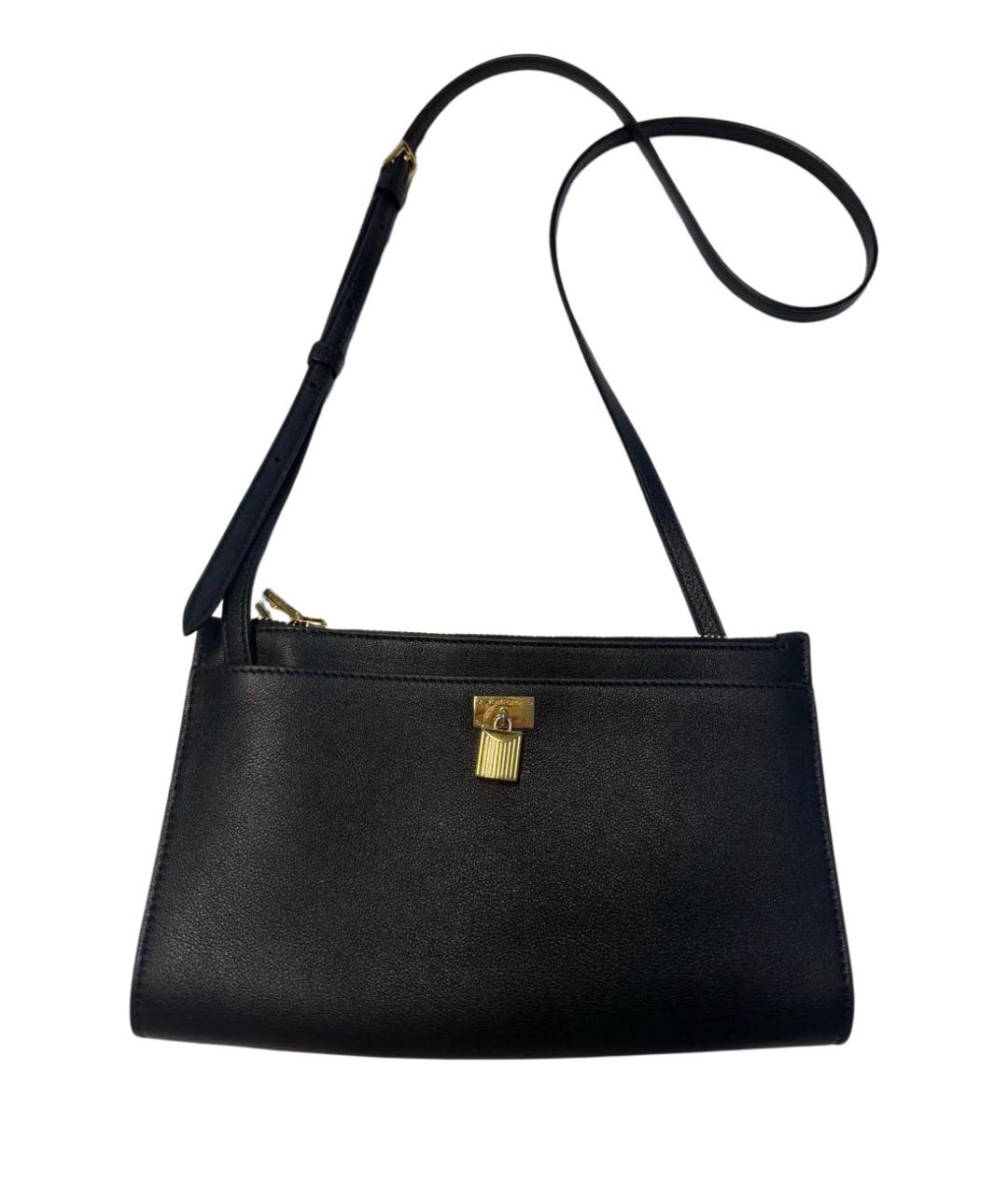 TOM FORD Черная кожаная сумка через плечо, фото 1