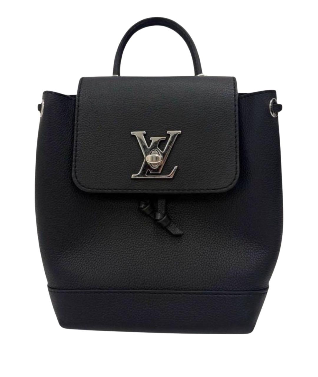 LOUIS VUITTON Черный кожаный рюкзак, фото 1