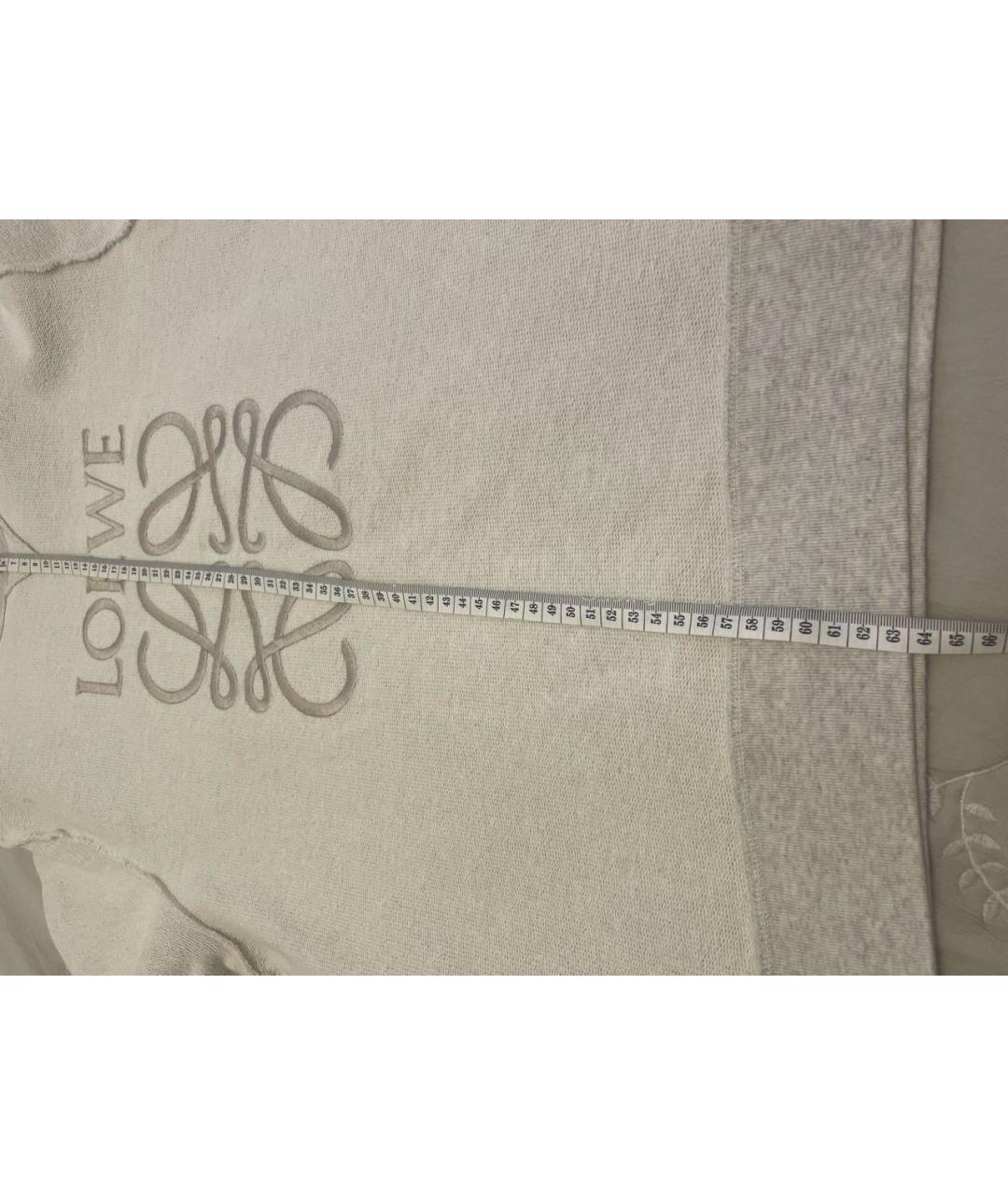 LOEWE Бежевый хлопковый джемпер / свитер, фото 5